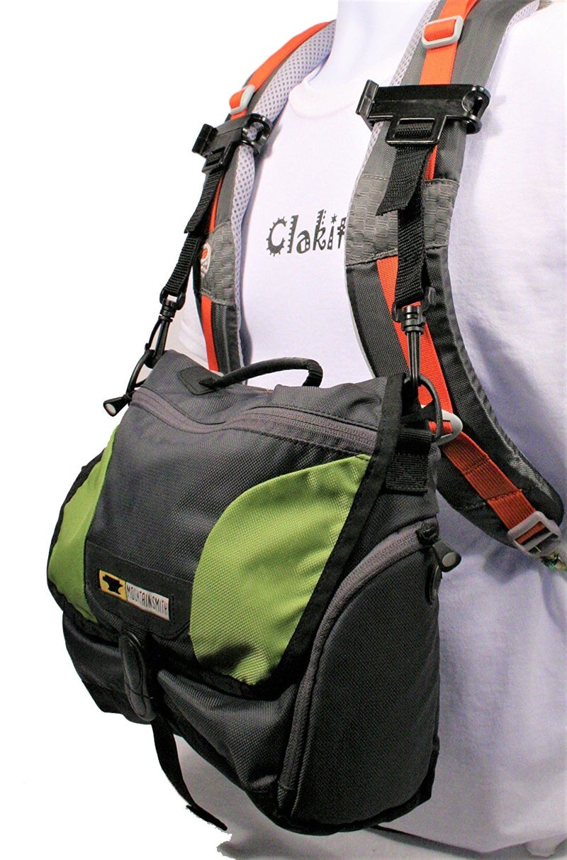 Clakit Gear Clip (Pack of 3)  Multipurpose Fastener for Clipping Accessories to Front Backpack Straps - Image 4
